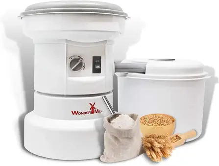 Best Overall Electric Grain Mill for most people that makes fine flour