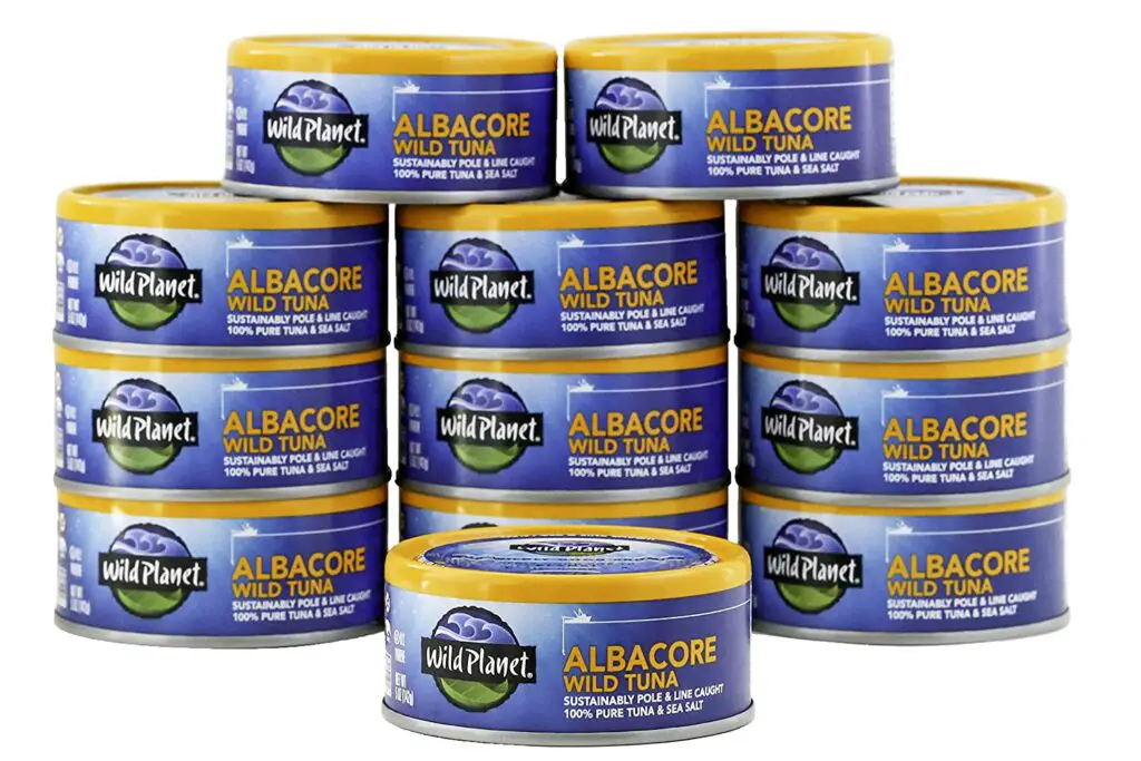 canned tuna for food storage
