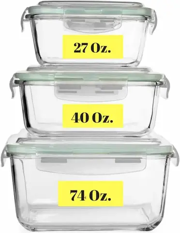 Tyniaide tyniaide airtight pop top food storage containers with top