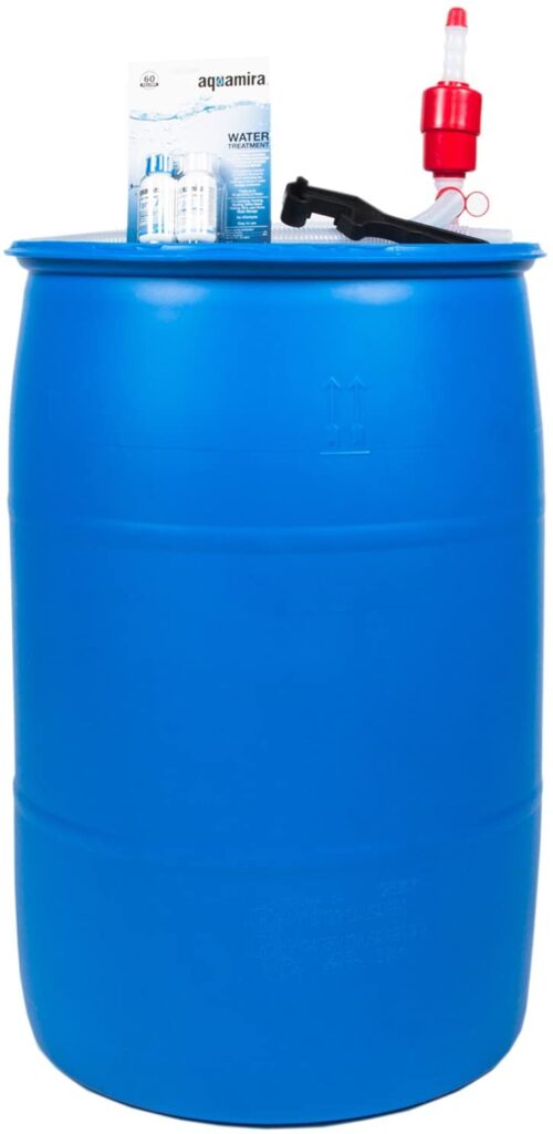 best 55-gallon drum for storing water long-term