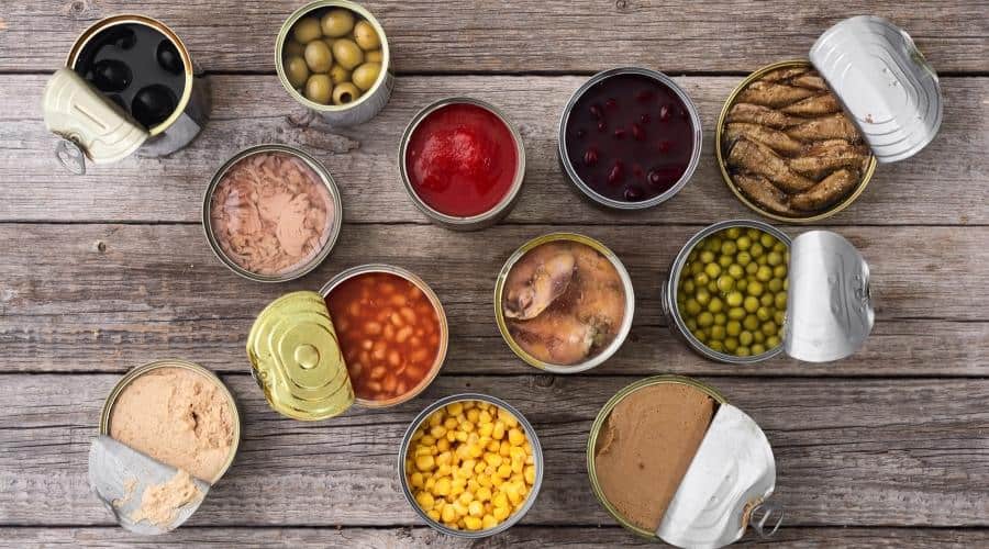 canned foods that last a long time in your pantry or cold storage